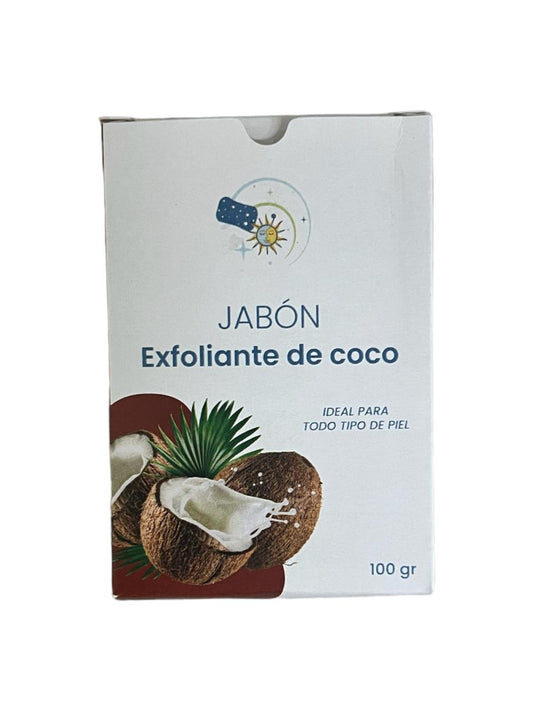 JABÓN EXFOLIANTE DE COCO (paquete de 3)